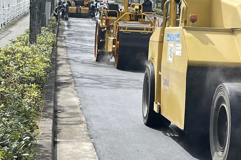 舗装工事施工例