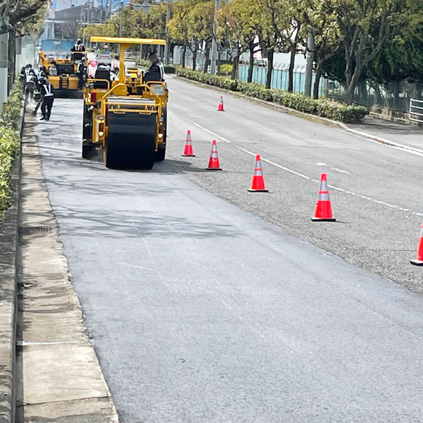 施工実績（道路舗装工事）をご紹介します！
